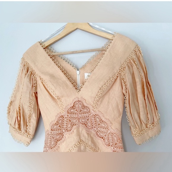 Zimmerman /Chevron crochet paneled dress - Picture 7 of 7